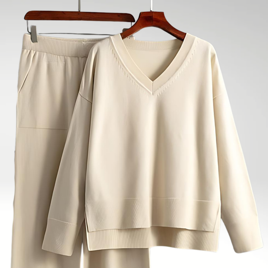 Varel | Set Due Pezzi Luxe con Scollatura a V