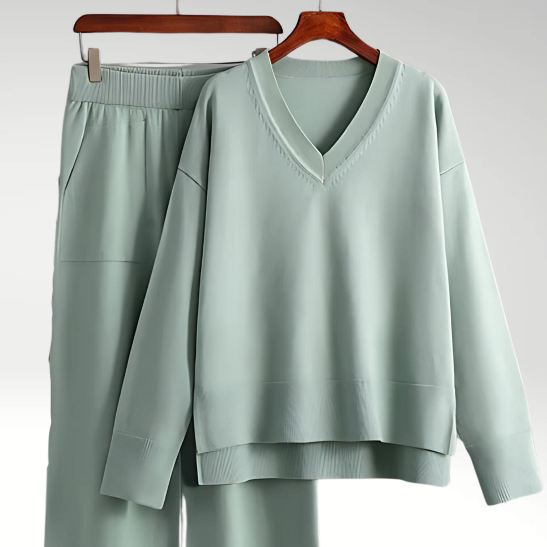 Varel | Set Due Pezzi Luxe con Scollatura a V