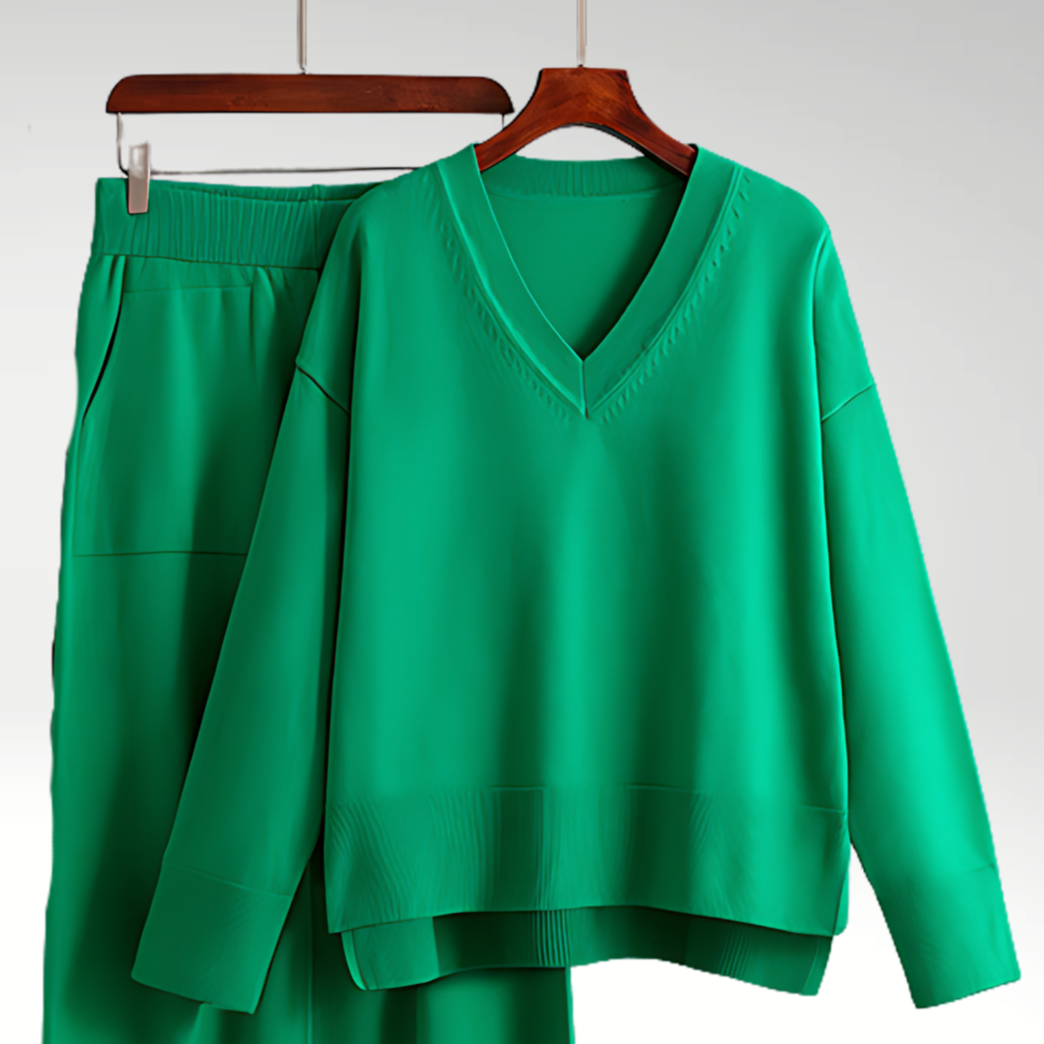 Varel | Set Due Pezzi Luxe con Scollatura a V