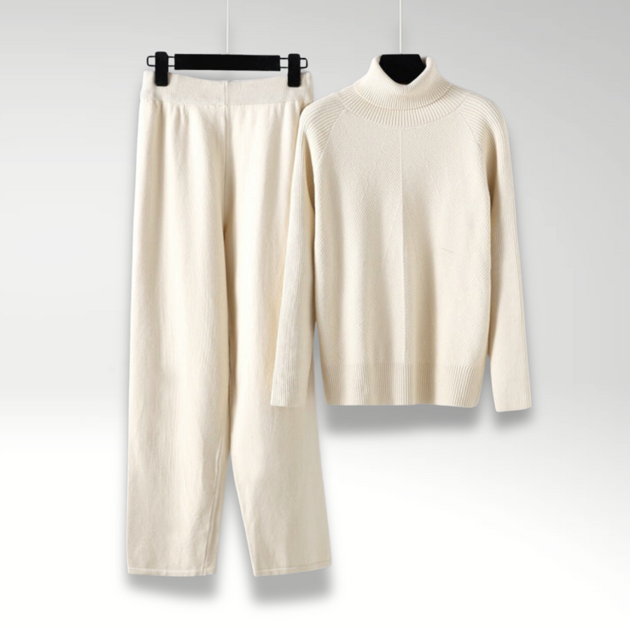 Varel | Completo due pezzi Lounge in maglia intrecciata