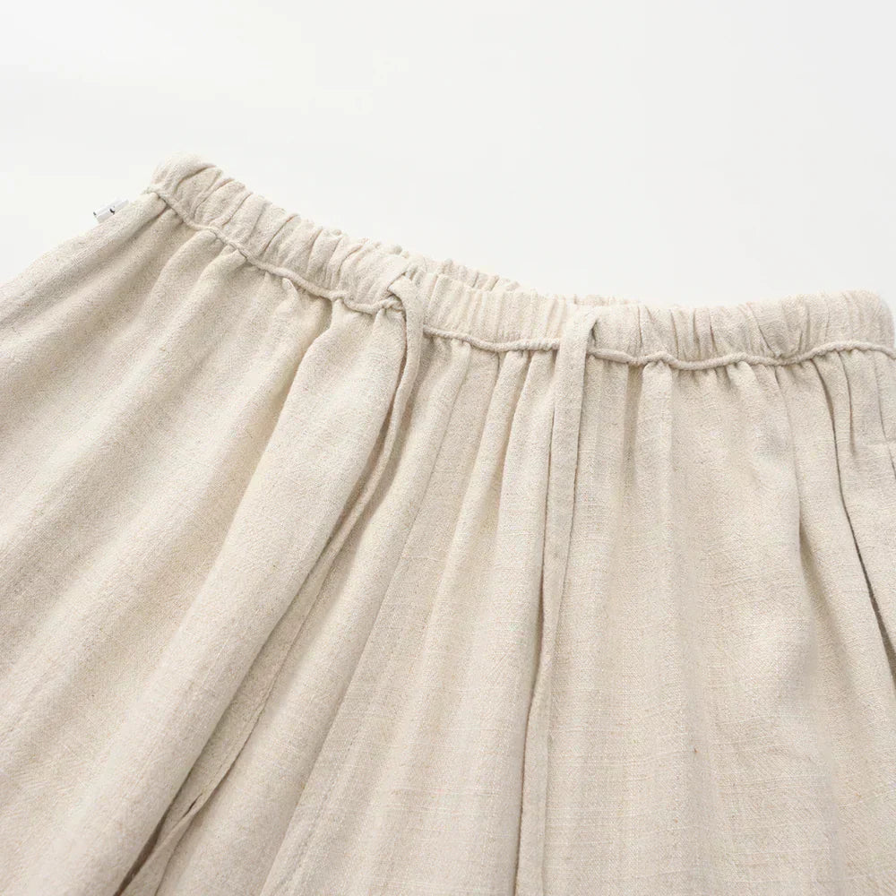 Varel | Pantaloni slim in lino