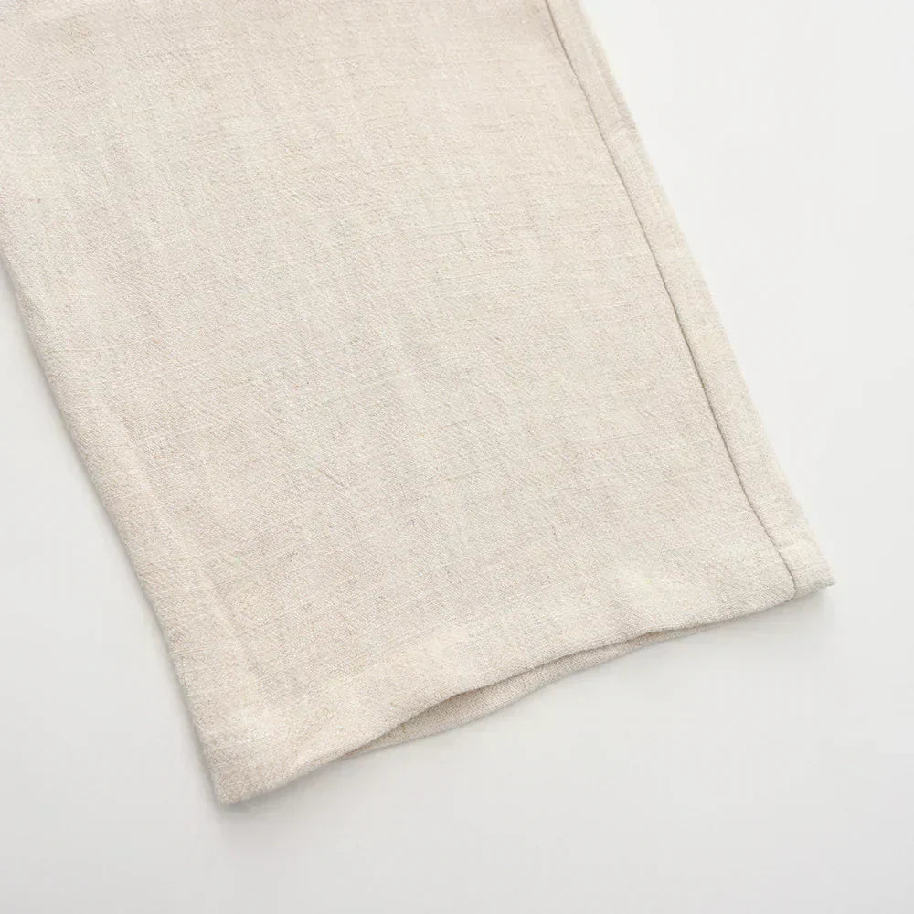 Varel | Pantaloni slim in lino