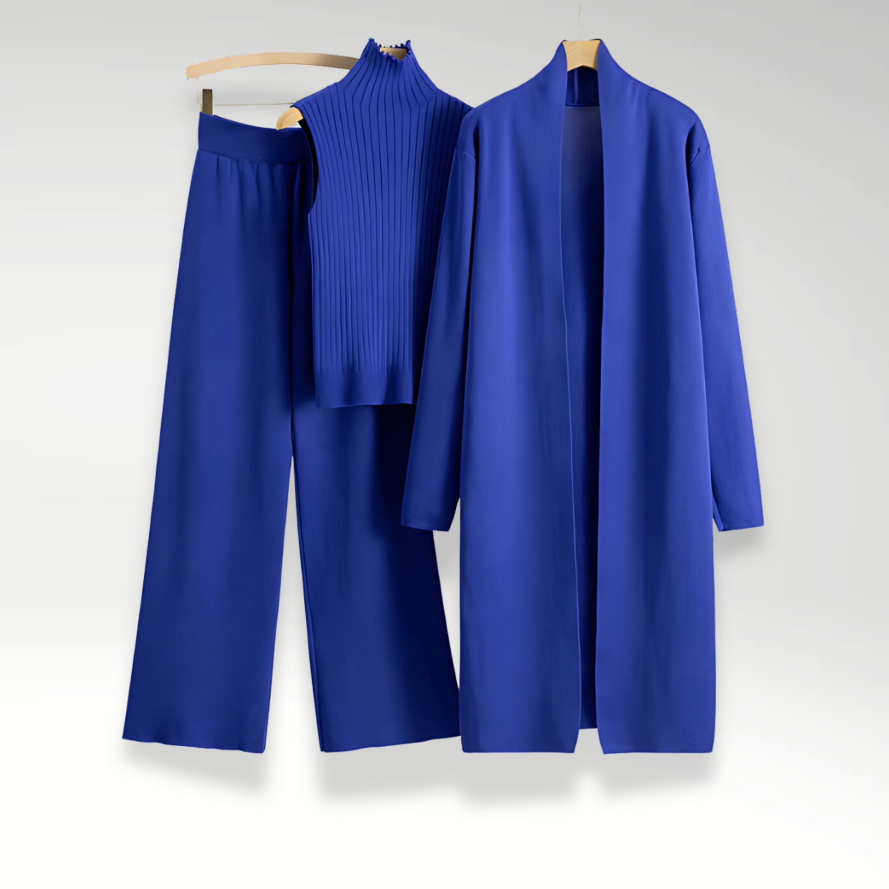 Varel | Completo tre pezzi in maglia Luxe