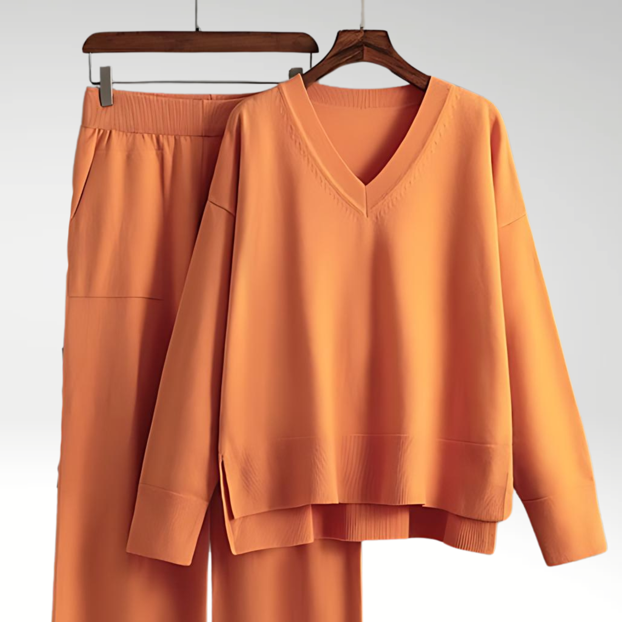 Varel | Set Due Pezzi Luxe con Scollatura a V