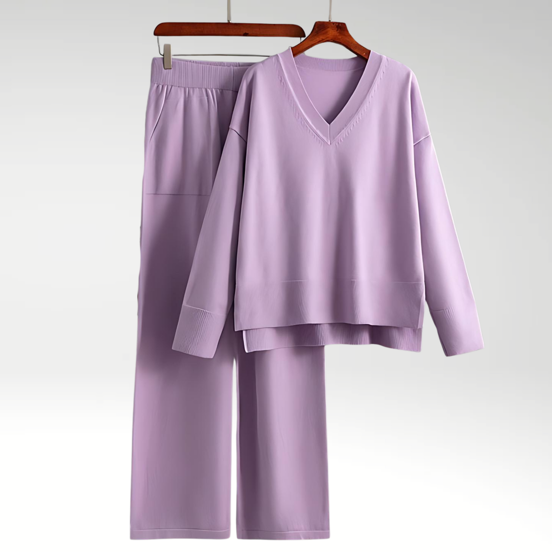 Varel | Set Due Pezzi Luxe con Scollatura a V