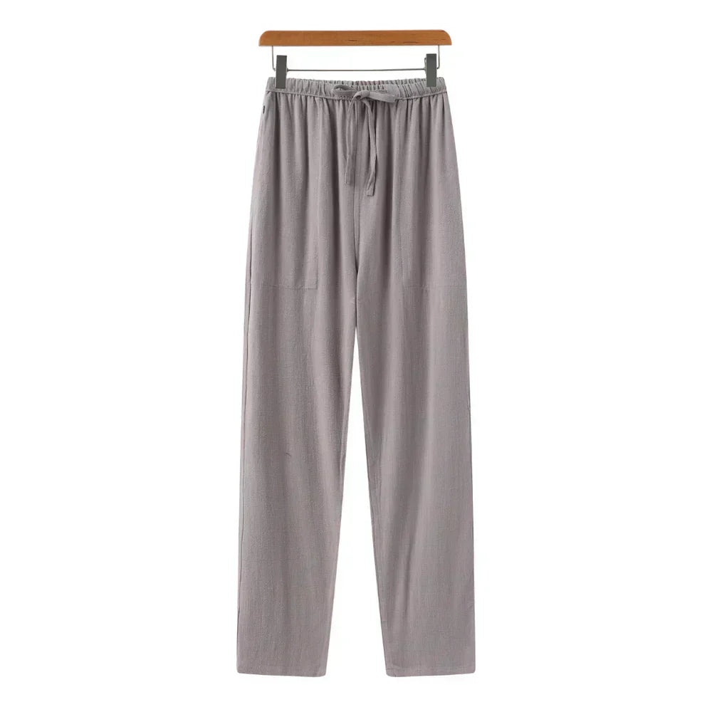 Varel | Pantaloni slim in lino
