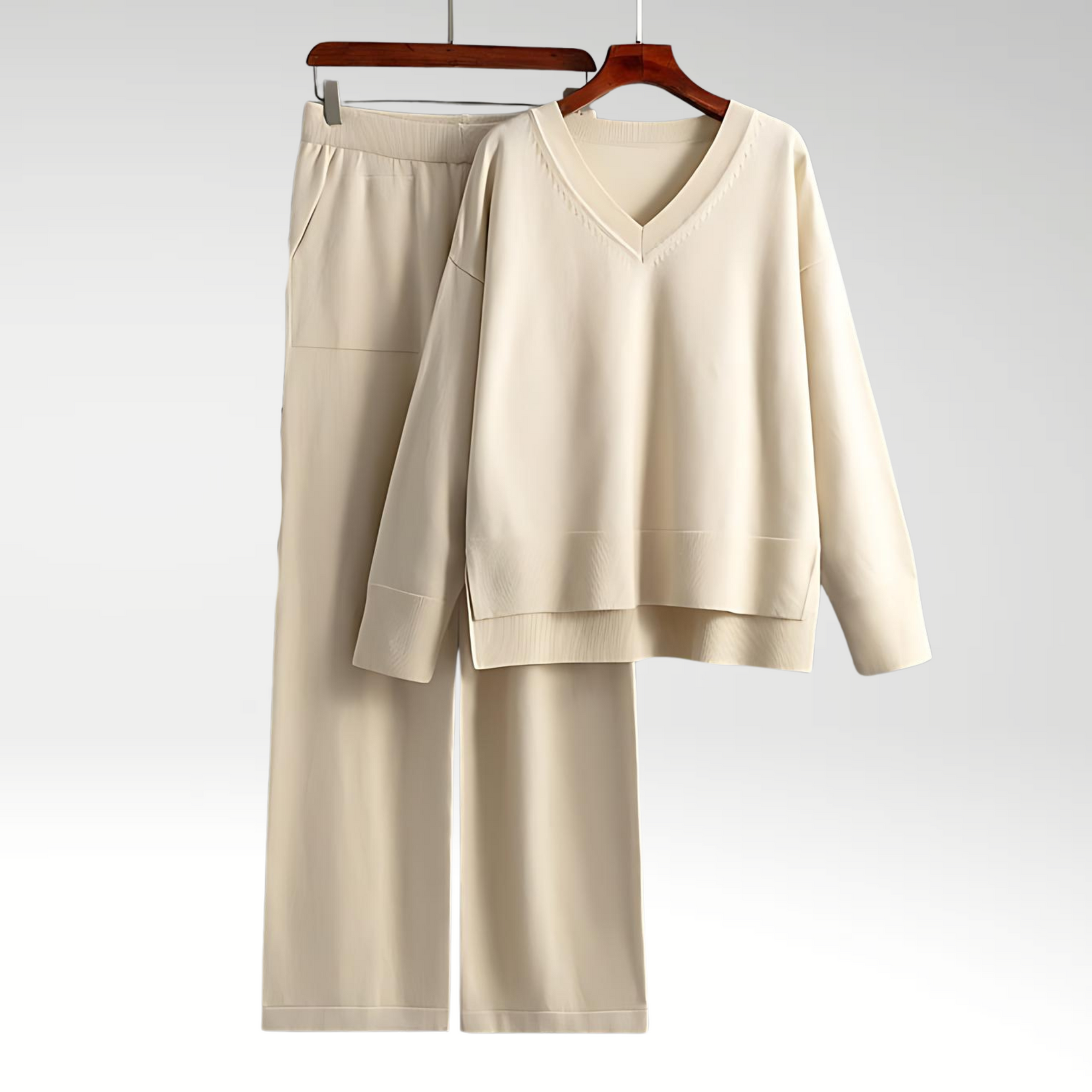Varel | Set Due Pezzi Luxe con Scollatura a V