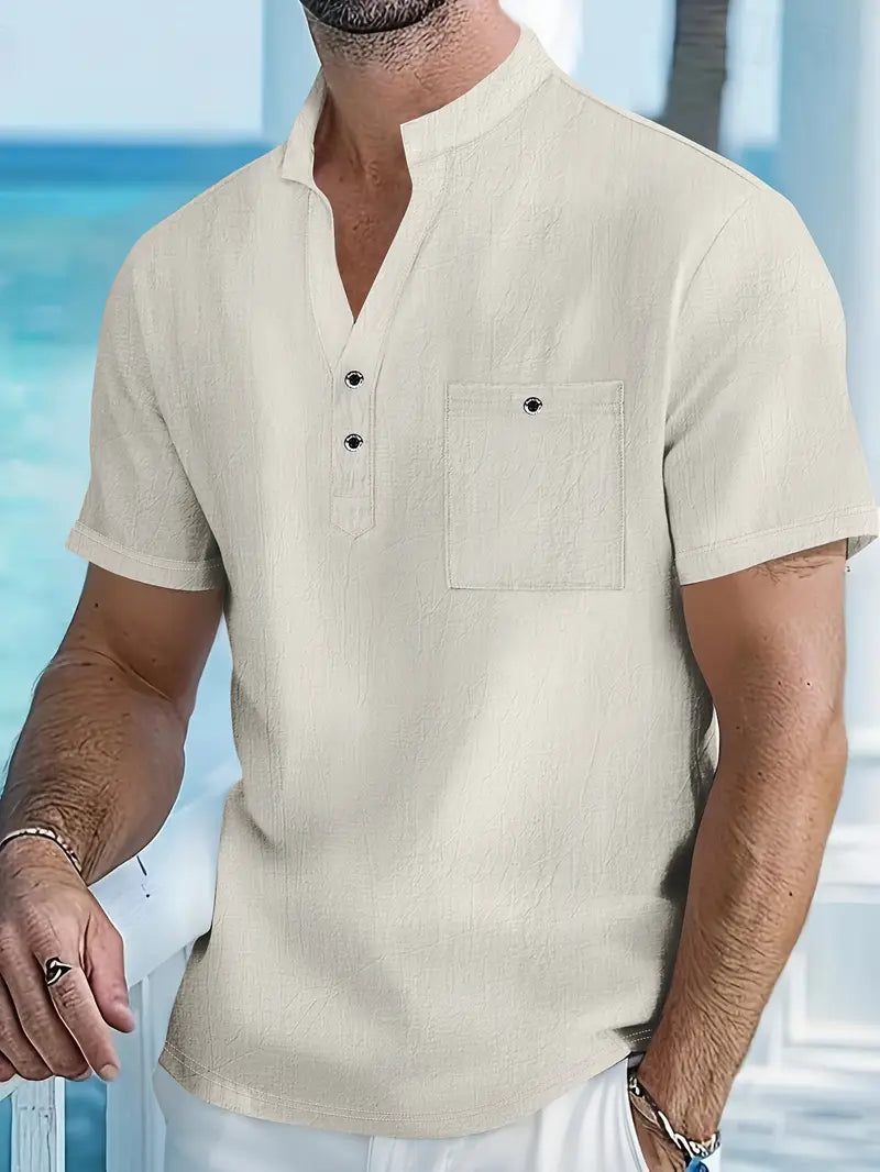 Varel | Camicia elegante a maniche corte