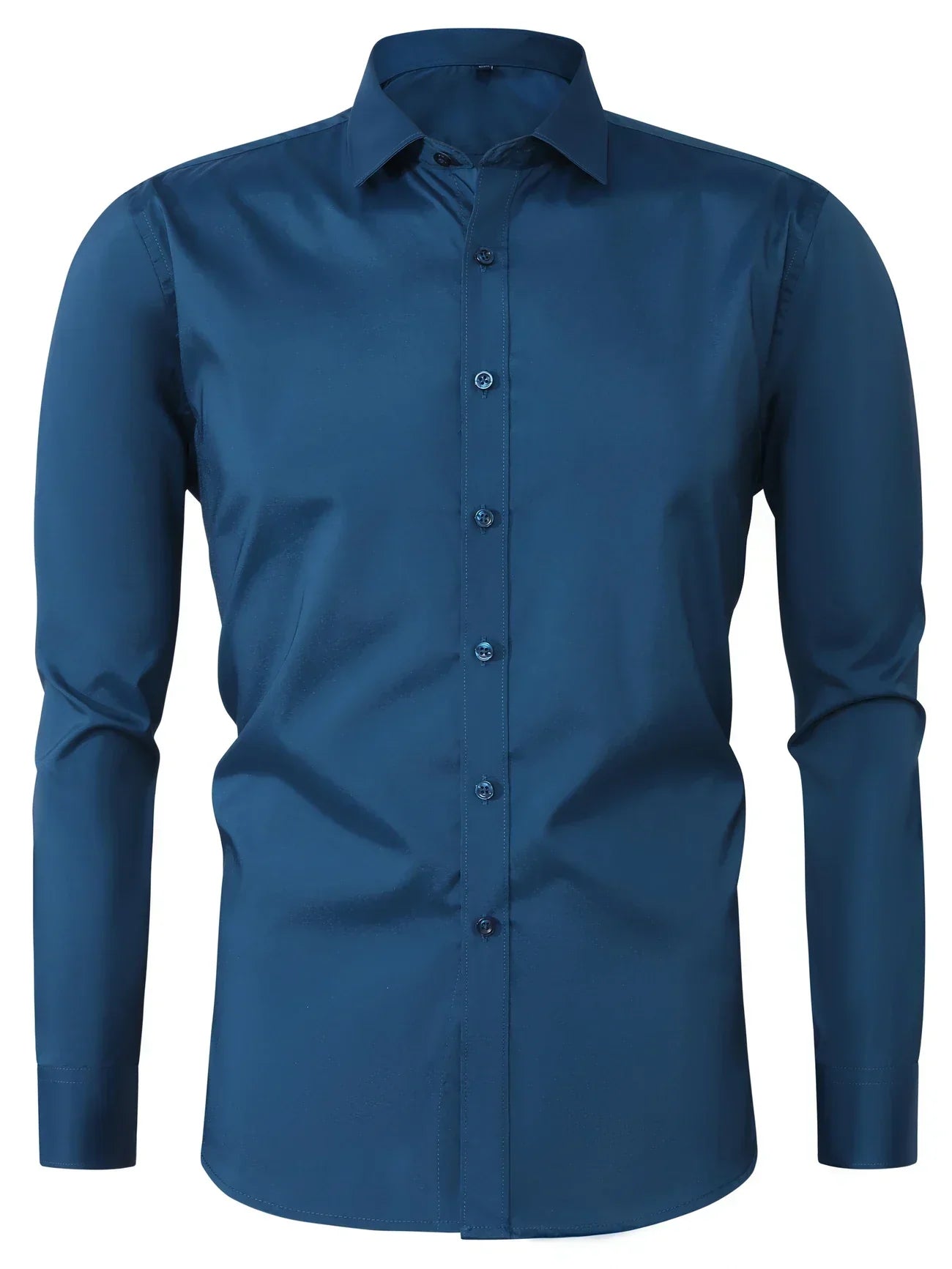 Varel | Camicia elegante a maniche lunghe con bottoni