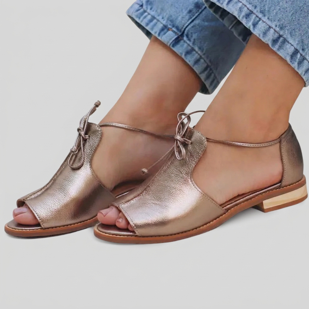 LILLIANA | Sandali in Pelle con Cinturini Eleganti